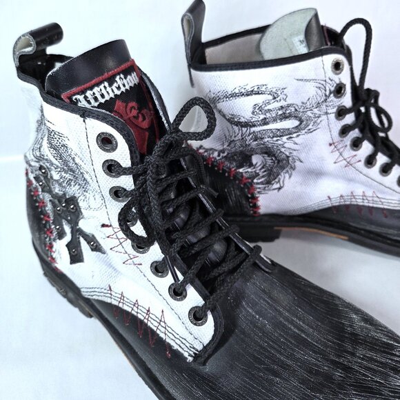 Rare Affliction Dragon Boots Size 13 main image 6